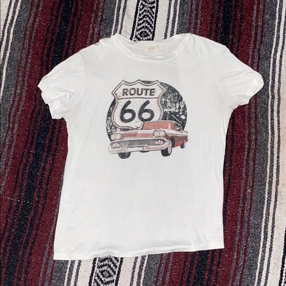 A graphic tee
